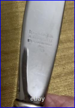 Set of 4 REED & BARTON STERLING SILVERFRANCIS I Knives Mirror Stele 9 3/8