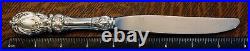 Set of 4 Reed & Barton Francis I Sterling Silver Handle Dinner Knife 9 No Mono