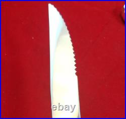 Set of 8 Francis I by Reed & Barton Sterling Serrated Steak Knives Custom Made