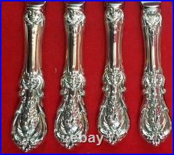Set of 8 Francis I by Reed & Barton Sterling Serrated Steak Knives Custom Made
