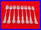 Set of 8 Reed & Barton Sterling Silver Francis I Seafood Forks E-5