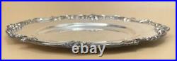 Set of Eight Reed & Barton Silver Plate King Francis 1669 Service Place Plates