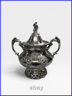 Silver Plated King Francis Sugar Bowl with Lid 1652 Reed & Barton