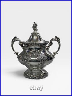Silver Plated King Francis Sugar Bowl with Lid 1652 Reed & Barton