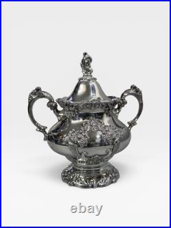 Silver Plated King Francis Sugar Bowl with Lid 1652 Reed & Barton