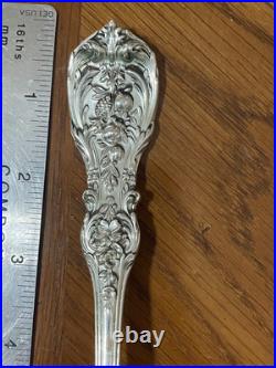Solid Reed & Barton Francis I Sterling Silver Cold Meat Serving Fork 125 g