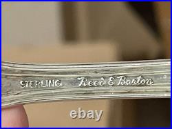 Solid Reed & Barton Francis I Sterling Silver Cold Meat Serving Fork 125 g