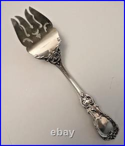 Solid Reed & Barton Francis I Sterling Silver Cold Meat Serving Fork Old Mark