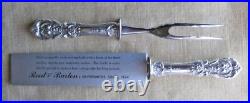 Sterling HH Carving Set, FRANCIS I from Reed & Barton, NEVER USED, No monogram