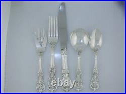 Sterling REED & BARTON 5pc Place Setting FRANCIS I new mark no mono $249 each