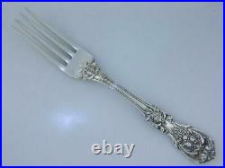Sterling REED & BARTON 7 7/8 Dinner Size Fork FRANCIS I 1907 old mark no mono