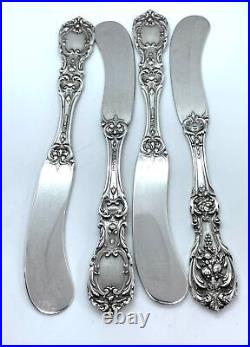 Sterling Reed & Barton Francis 1 Flat Butter Spreaders 6 1/4-Set 4 Old Mark