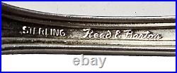 Sterling Reed & Barton Francis I Cold Meat Fork-9 1/4 No Monos-new Mark