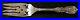 Sterling Silver Flatware Reed & Barton Francis I Cold Meat Fork B Mono Styl2