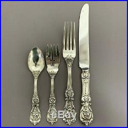 Sterling Silver Francis I Reed & Barton 4pc DINNER Size Place Setting No Mono
