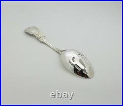 Sterling Silver Francis I Reed and Barton Pierced Serving Tablespoon 8 1/4 in