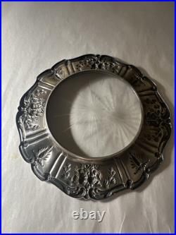 Sterling Silver & Glass REED & BARTON Lemon Serving Dish FRANCIS I 7