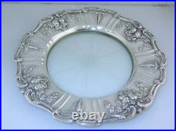 Sterling Silver & Glass REED & BARTON Lemon Serving Dish FRANCIS I no. X567