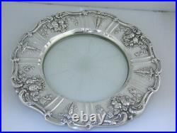 Sterling Silver & Glass REED & BARTON Lemon Serving Dish FRANCIS I no. X567