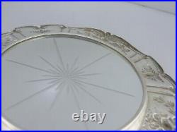 Sterling Silver & Glass REED & BARTON Lemon Serving Dish FRANCIS I no. X567