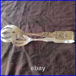 Sterling Silver Ice Serving Tongs 6 7/8 Francis I by Reed and Barton