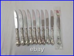 Sterling Silver Reed and Barton Flatware Service for 10 in the Francis I Pattern