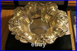 Sterling Silver Round Fruit Bowl Candy Serving Plate Reed Barton Francis 1 569
