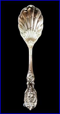 Sterling Silver Sugar Shell FRANCIS THE FIRST Reed & Barton Flatware Spoon 6