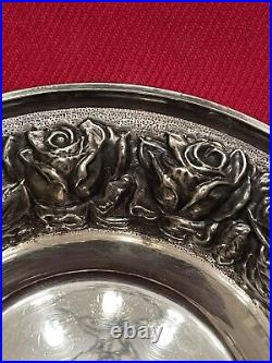 Stieff Rose Repousse Sterling Bowl