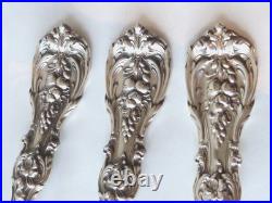 Three Reed & Barton Francis 1st Sterling Serving Spoons, 2 Solid, 1 Pierced
