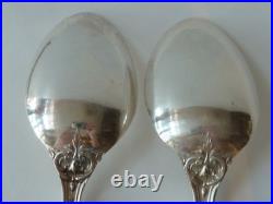 Three Reed & Barton Francis 1st Sterling Serving Spoons, 2 Solid, 1 Pierced