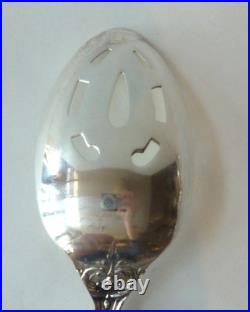 Three Reed & Barton Francis 1st Sterling Serving Spoons, 2 Solid, 1 Pierced