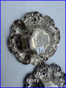 Two Reed & Barton Sterling Silver Nut / Bonbon bowl in Ornate Francis I Pattern