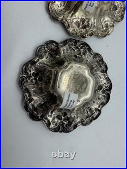 Two Reed & Barton Sterling Silver Nut / Bonbon bowl in Ornate Francis I Pattern