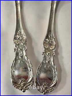 Two Soup Spoons. Reed & Barton Francis I. Sterling Silver. 6