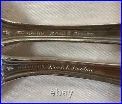 Two Soup Spoons. Reed & Barton Francis I. Sterling Silver. 6