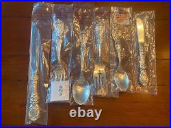 UNUSED 6 PC PLACE SETTING REED & BARTON FRANCIS I STERLING NEW MARK SET 1 1st