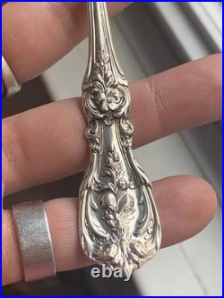 Unique Custom Reed & Barton Sterling Francis 1 True Love Heart Spoon Gold Gilt Unique Custom Reed & Barton Sterling Francis 1 True Love Heart Spoon Gold Gilt