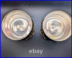 VTG Reed & Barton King Francis 1659 Goblets Set of 4 Silverplate Vintage Patina