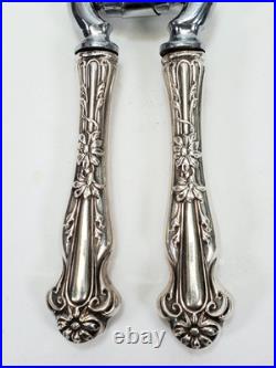 Victorian Sterling Silver Handle Poultry Shears Francis I Reed & Barton Italy