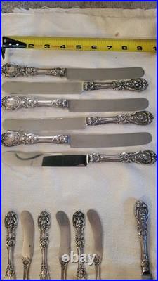 Vintage 1907 Francis I Reed & Barton Sterling Silverware Set 25 Pieces