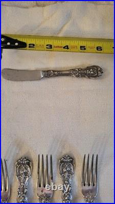 Vintage 1907 Francis I Reed & Barton Sterling Silverware Set 25 Pieces
