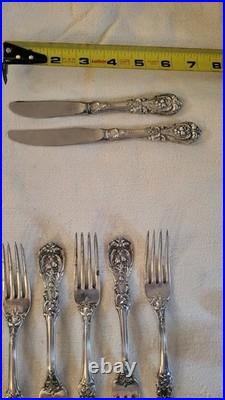Vintage 1907 Francis I Reed & Barton Sterling Silverware Set 25 Pieces