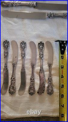 Vintage 1907 Francis I Reed & Barton Sterling Silverware Set 25 Pieces