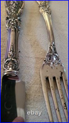 Vintage 1907 Francis I Reed & Barton Sterling Silverware Set 25 Pieces