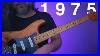 Vintage 1975 Fender Stratocaster Demo