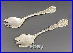 Vintage Pair Francis 1 Reed & Barton Sterling Silver Ice Cream Forks Very Good