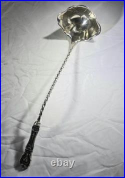 Vintage REED & BARTON FRANCIS I PUNCH BOWL SERVING LADLE STERLING SILVER