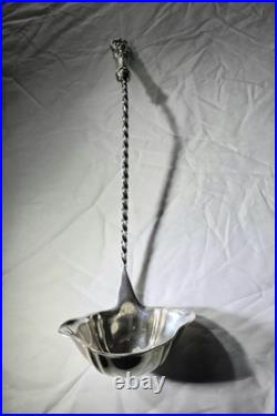 Vintage REED & BARTON FRANCIS I PUNCH BOWL SERVING LADLE STERLING SILVER