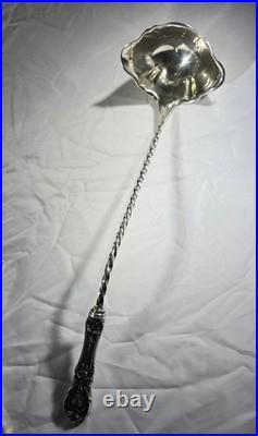 Vintage REED & BARTON FRANCIS I PUNCH BOWL SERVING LADLE STERLING SILVER